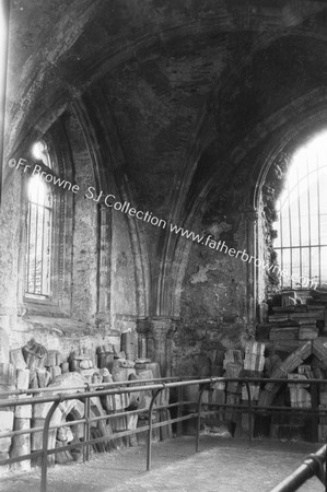 MELLIFONT ABBEY CHAPTER HOUSE INTERIOR